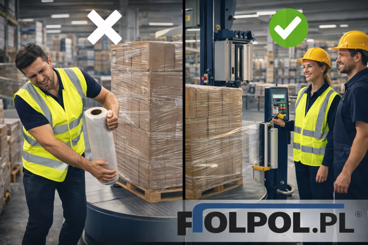 Maszyny do foliowania palet